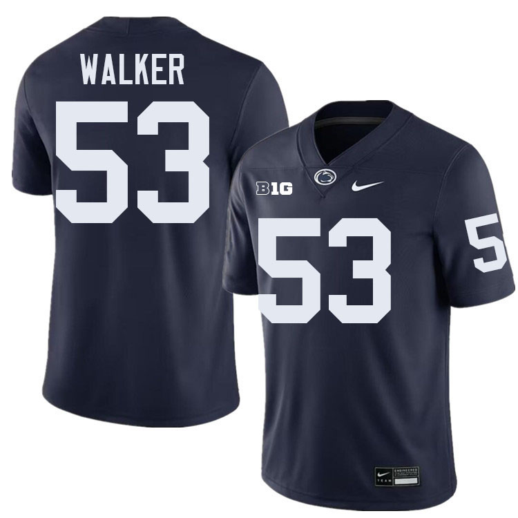 Rasheed Walker Penn State Jersey,PSU Nittany Lions #53 Rasheed Walker Football Uniforms-Navy